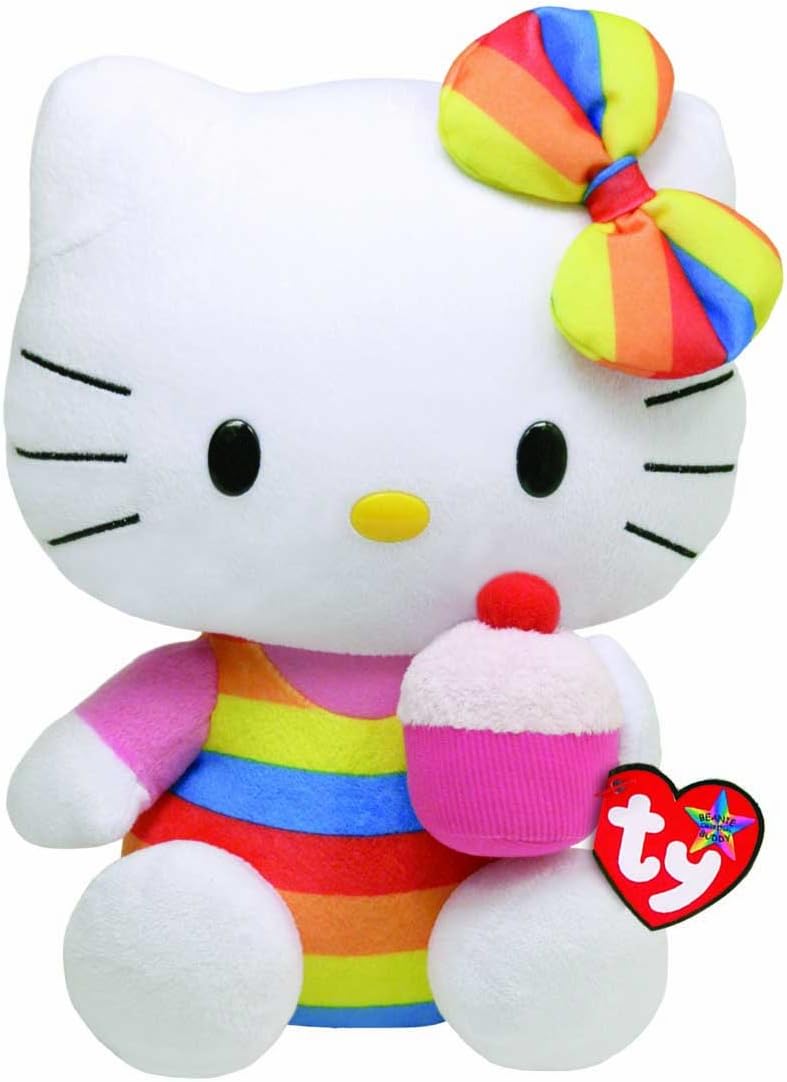 Ty Beanie Buddy HELLO KITTY - Cupcake (Medium)