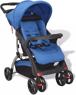 Buggy Sportwagen Kindersportwagen Kinderwagen Klappbar Blau 51 x 36 x 88 cm (B x T x H) Belastbarkeit 15 kg