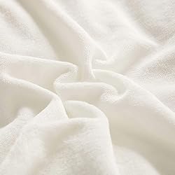 Cottonight White Velvet Comforter Set Queen Plush