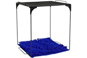 AUECOOME Locker Accessories Locker Organizer Shelf and Locker Carpet Decorating Kit Suitable for School, Office Back to School Essentials (2, Black Blue)