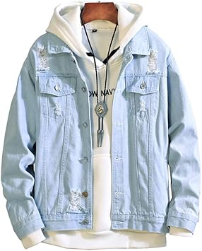 denim jacket with hoodie inside