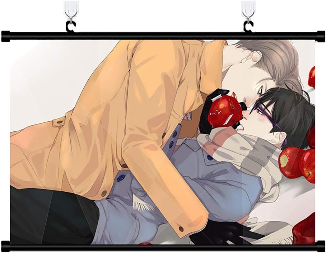 TINGYUANO Anime Yuri!!! on ICE Wall Scroll Poster Fabric Painting Poster