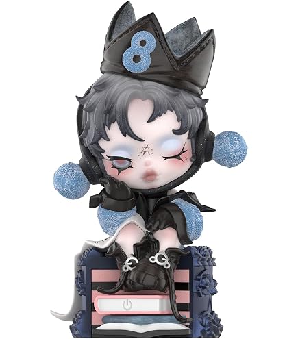 Amazon.com: POP MART θ SKULLPANDA Punk Panda Plush Doll