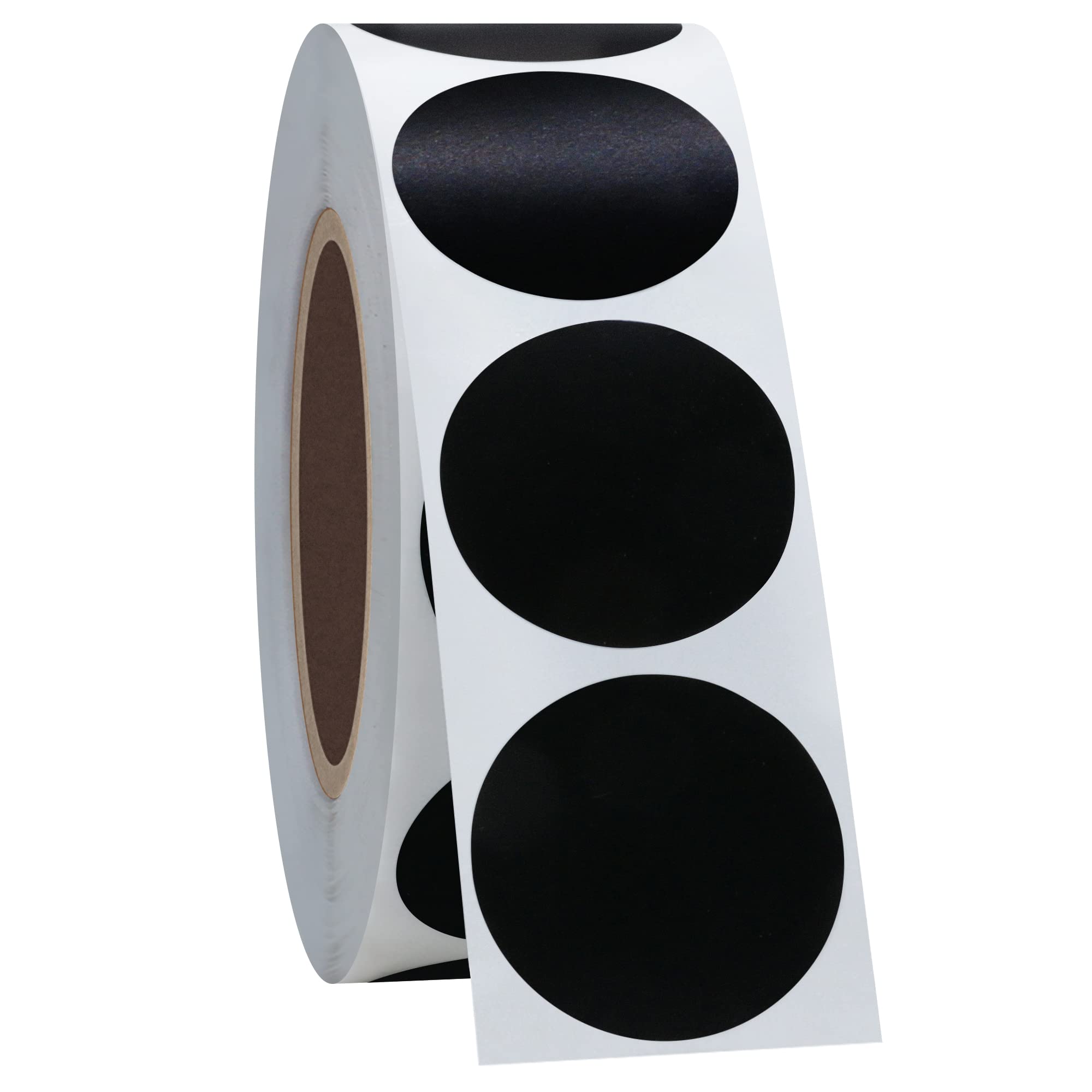 Hycodest 25mm Sticky Black Dot Stickers, Color Coding Labels 1000 Target Stickers