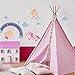 Unicorn Baby Girl Room Décor - Fairy Wall Stickers Childrens for Bedroom, Nursery, Playroom