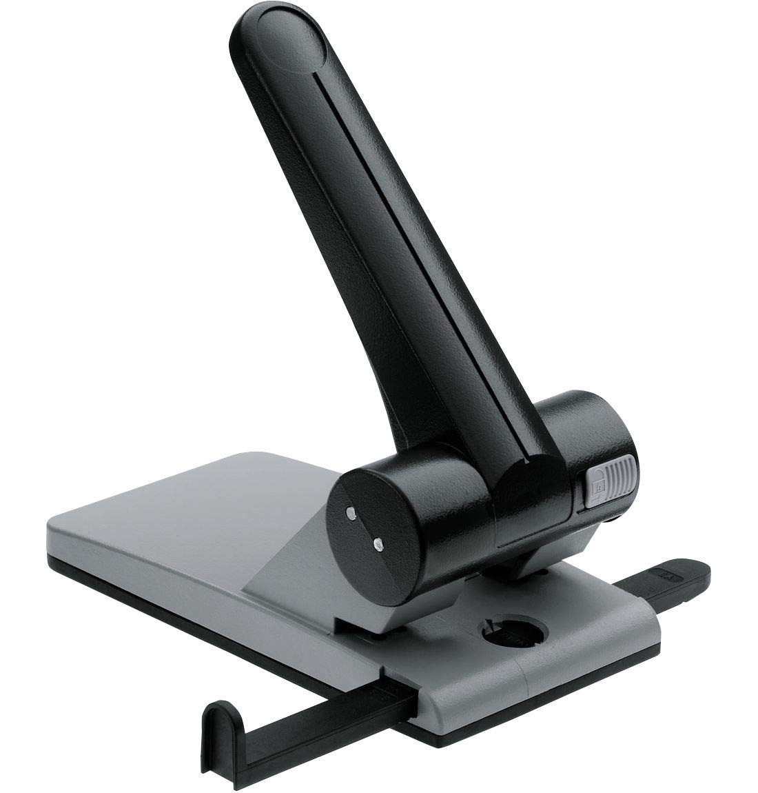 Novus B 265 65 Sheet Capacity Hole Punch with Lock Down Handle - Black/Grey