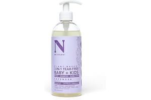 Dr. Natural 3-in-1 Tear-Free Baby Plus Kids Soap - Head-to-Toe Baby Soap and Shampoo - Sensitive Skin Moisturizing Body Wash 