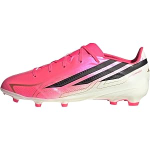 adidas Boys F50 Hyperfast League Firm Ground Sneakers Shoes - Pink