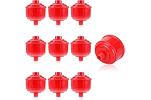RealPlus 10pcs Disposable Spray Gun Filter Mini Water Filters, Whirlwind Air Line Filter High Flow Guns Filters, Standard 1/4