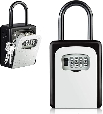 Diyife Caja Fuerte Para Llaves, [Versión Actualizada] [Montado En La pared] Llave combinada Caja De Bloqueo De Almacenamiento Seguro con Gancho Para Hogar Garaje Escuela Repuesto Llaves De Casa.: Amazon.es: Hogar