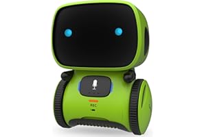 GILOBABY Kids Robot Toys, Smart Talking Robot with Voice Control Touch Sensor, Dancing, Singing, Recording, Repeat, Gift for Boys Age 3+ Years (Green)