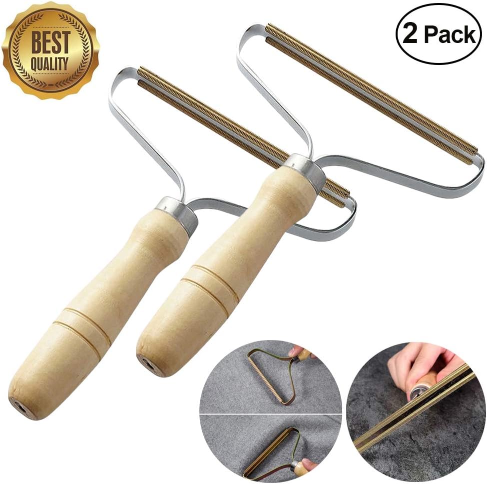 siruipu Portable Simple Sweater Clothes FuzzYour Clothes and Fabrics (2 Pack)