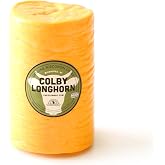 Traditional Colby Longhorn Cheese | 48 oz Half Loaf | Creamy, Mild &amp; Smooth Authentic Wisconsin Colby Cheese