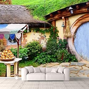 Wall Murals for Bedroom Fantasy View Mystery Collage Removable Wallpaper Peel and Stick Wall Stickers - 66x96 inches