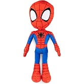 Marvel Spidey and His Amazing Friends Spiderman Plush Pillow Buddy, Red | 17 Inches, Official Product, Ultra-Soft Polyester, Stuffed Plushie, Spot Clean Only, Boys Gift
