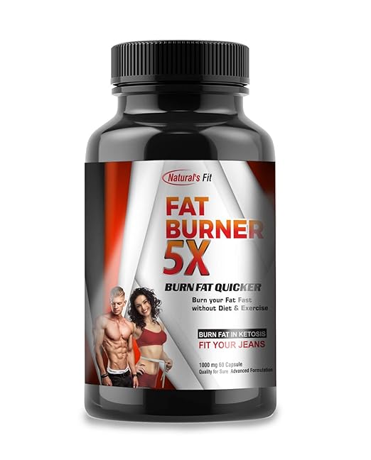 Naturals Fit Fat Burner Capsules, 1000 mg, 60 Capsule Amazon.in