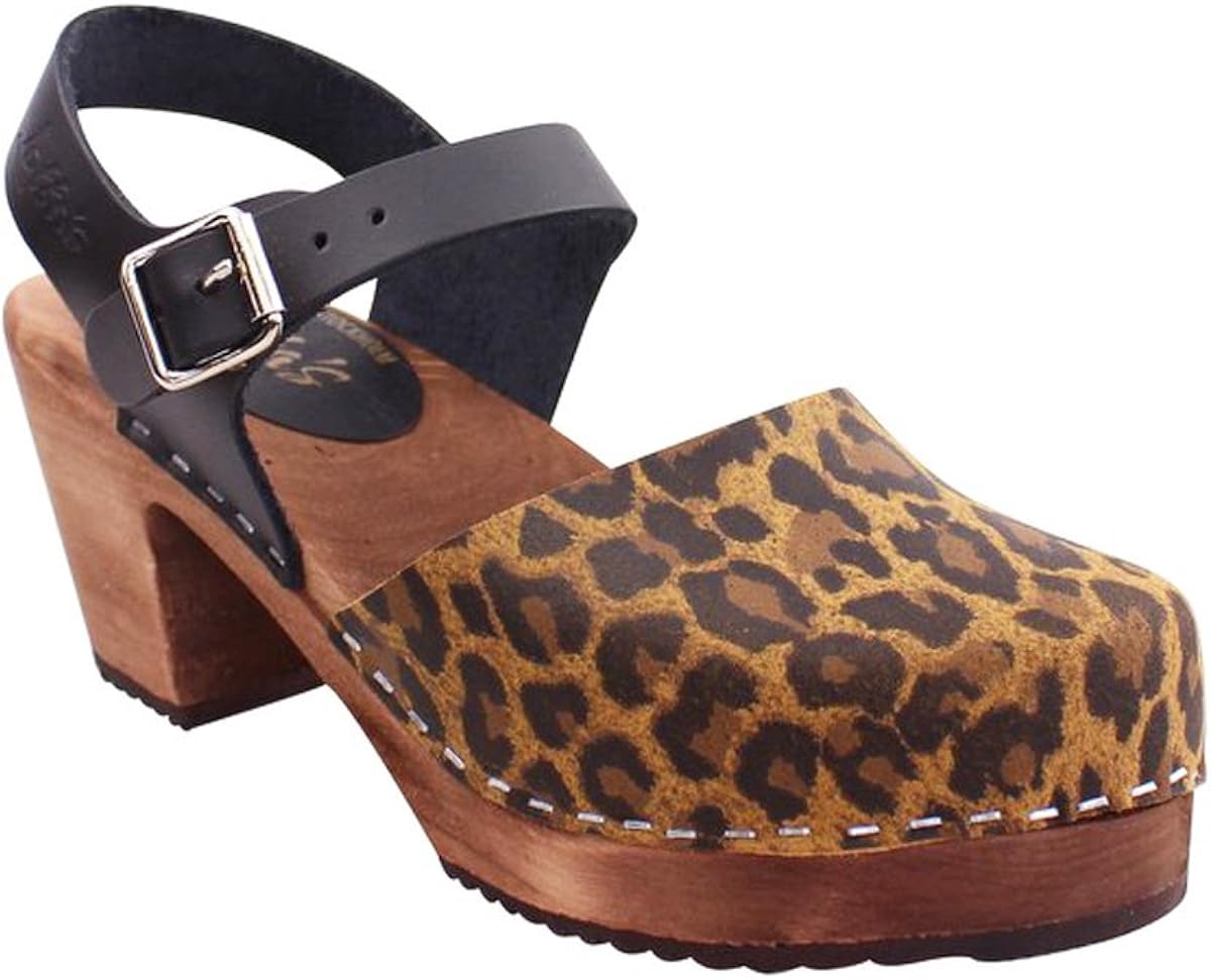 leopard clog