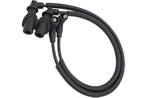 ASDFGHT Ignition Coil Spark Plug Cap & Wire (2Pcs) Replacement 4010909 4012439 4011059 4011060 4011364 4011365 for Polaris RZR HD XP Sportsman 800/700 F Ranger 700 Ranger Crew 700