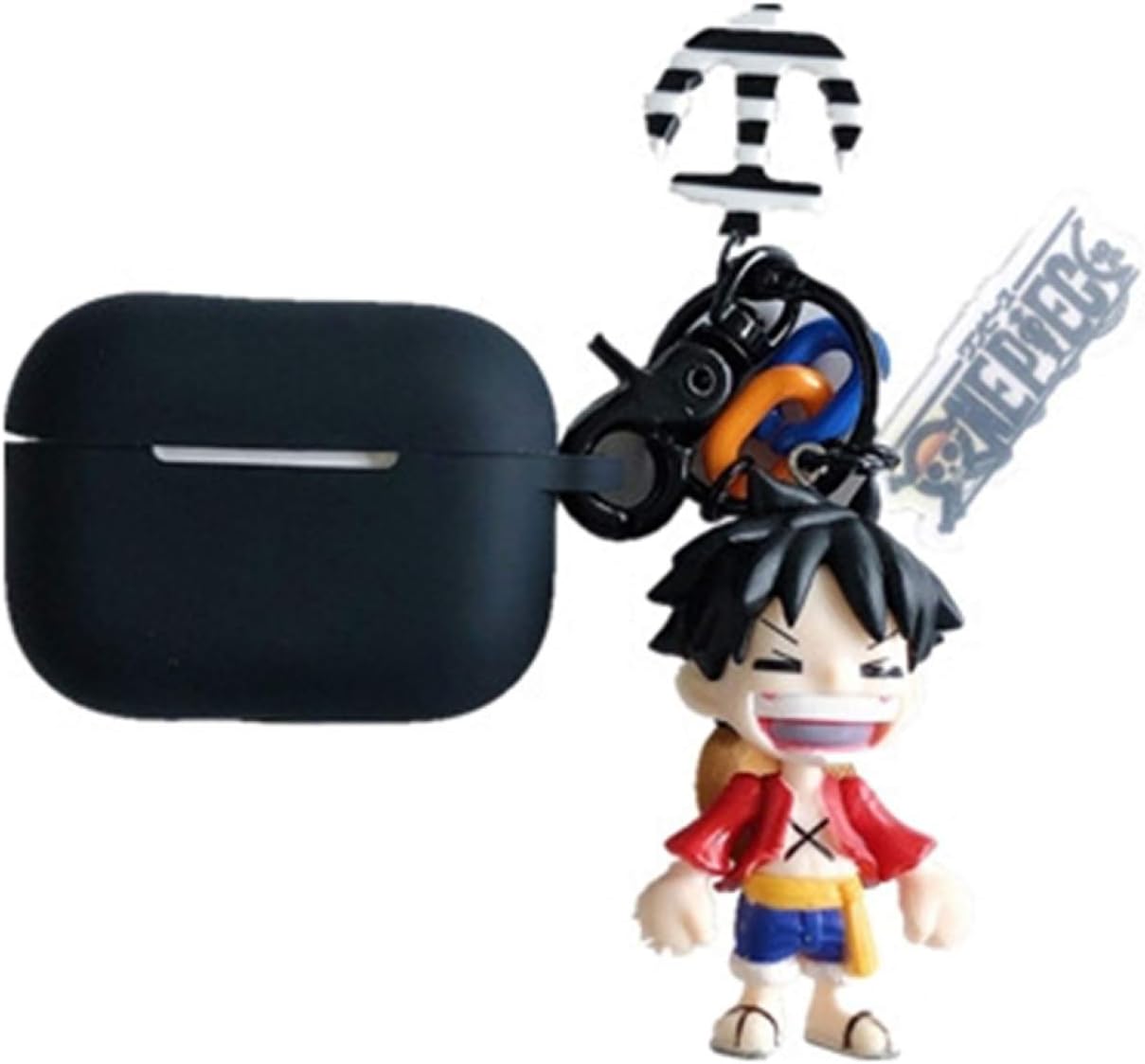 Gxia New Released Protective Silicone Case, ONE PIECE, Naruto Carrying Case for AirPods Pro Charging Case(H17)