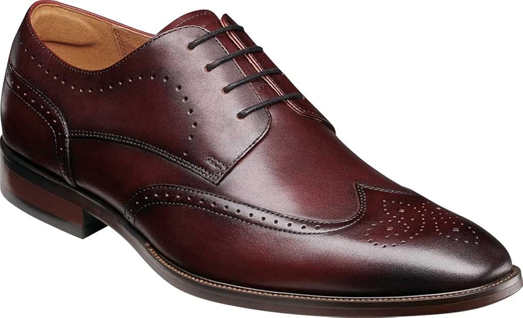 Florsheim Sorrento Wingtip Oxford Men's Oxford 8 D(M) US Burgundy Oxfords