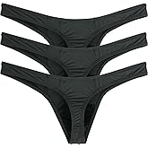 iKingsky Men's Thong Underwear Sexy Low Rise T-Back Under Panties