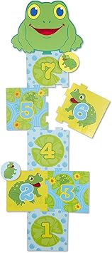 Melissa & Doug Sunny Patch Skippy Frog Hopscotch Action Game, Multi Color