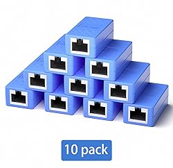 RuiPuo RJ45 Coupler Ethernet Cable Extender Adapter