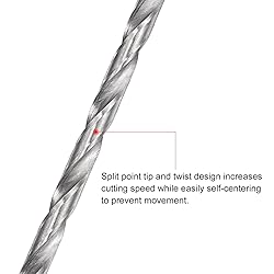 uxcell 5.2mm Twist Drill Bits, High-Speed Steel