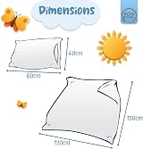 Rohi 7.5 Tog Cot Bed Duvet & Pillow Set - Anti-Allergy Microfibre view 5