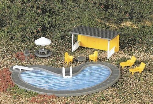 Bachmann Trains - Scenery Accessories - Swimming Pool And Accessories - Ho Scale