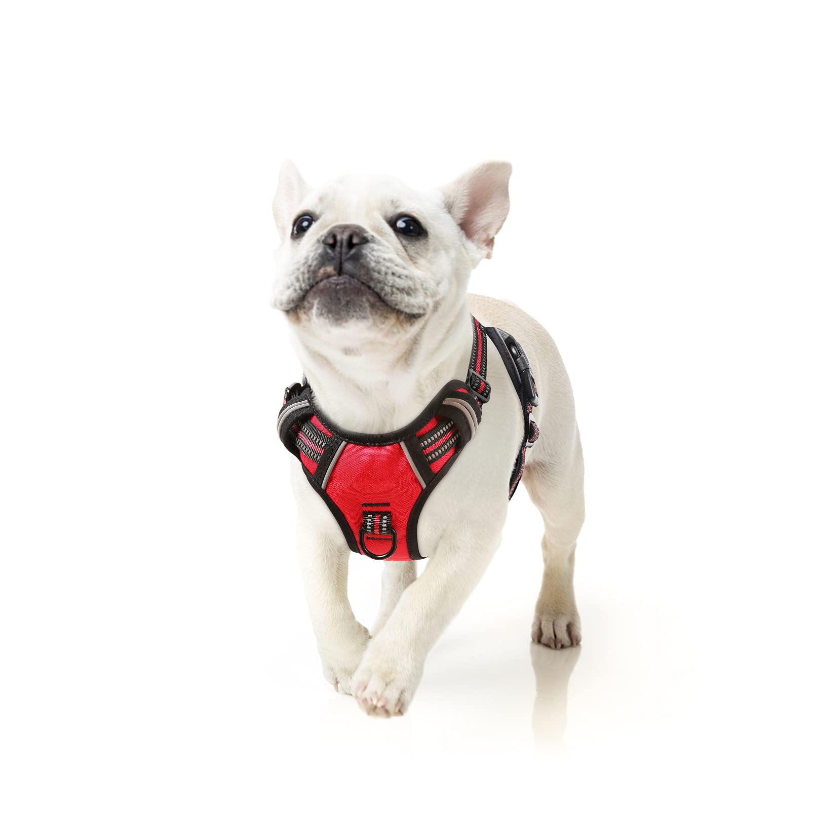 HEELE Dog Harness for Small Dogs No Pull Dog Vest Harness for Small Dog with Soft Handle Reflective for Outdoor Training, Red, S — image 1
