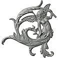 Ekena Millwork 8 1/4"W x 8 5/8"H x 7/8"P Angel Leaf Onlay, Left