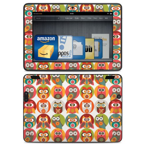 All New Kindle Fire HD Decal/Skin Kit, Owl Family (will not fit prior generation HD or HDX models)