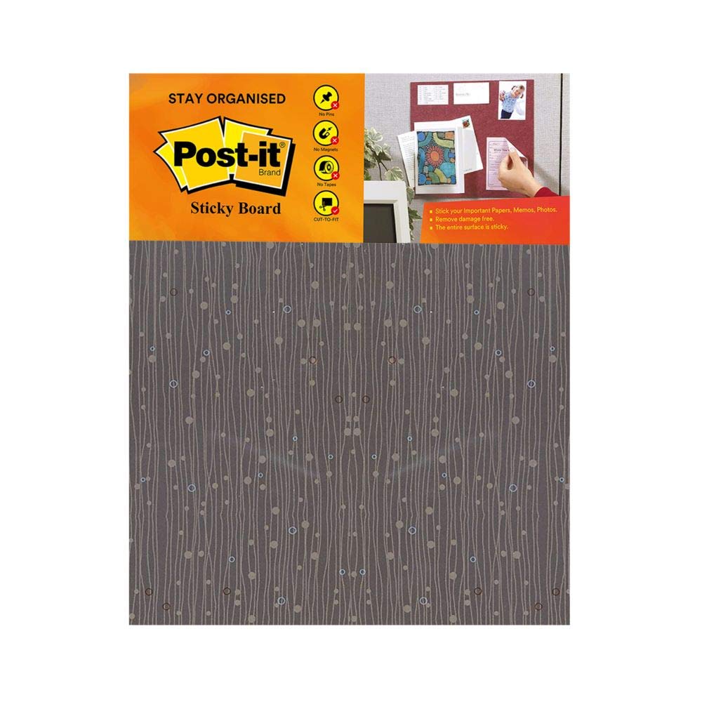 Post It Memo Board, 45.5cm X 58cm Self Stick Display Board Amazon.in