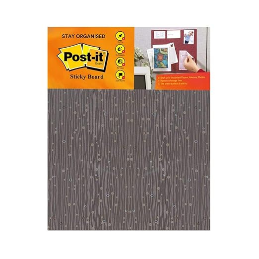 Post It Memo Board, 45.5cm X 58cm Self Stick Display Board Amazon.in