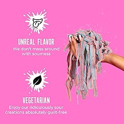SOUR STRIPS Cotton Candy Flavored | Deliciously