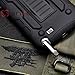 SAKO Black Advanced Armor High Impact Hybrid Hard/Soft Protective Case Cover with Stand Holster Robot Combo Case Shell for Samsung Galaxy Note 2 N2 Note II N7100 (Galaxy N2)