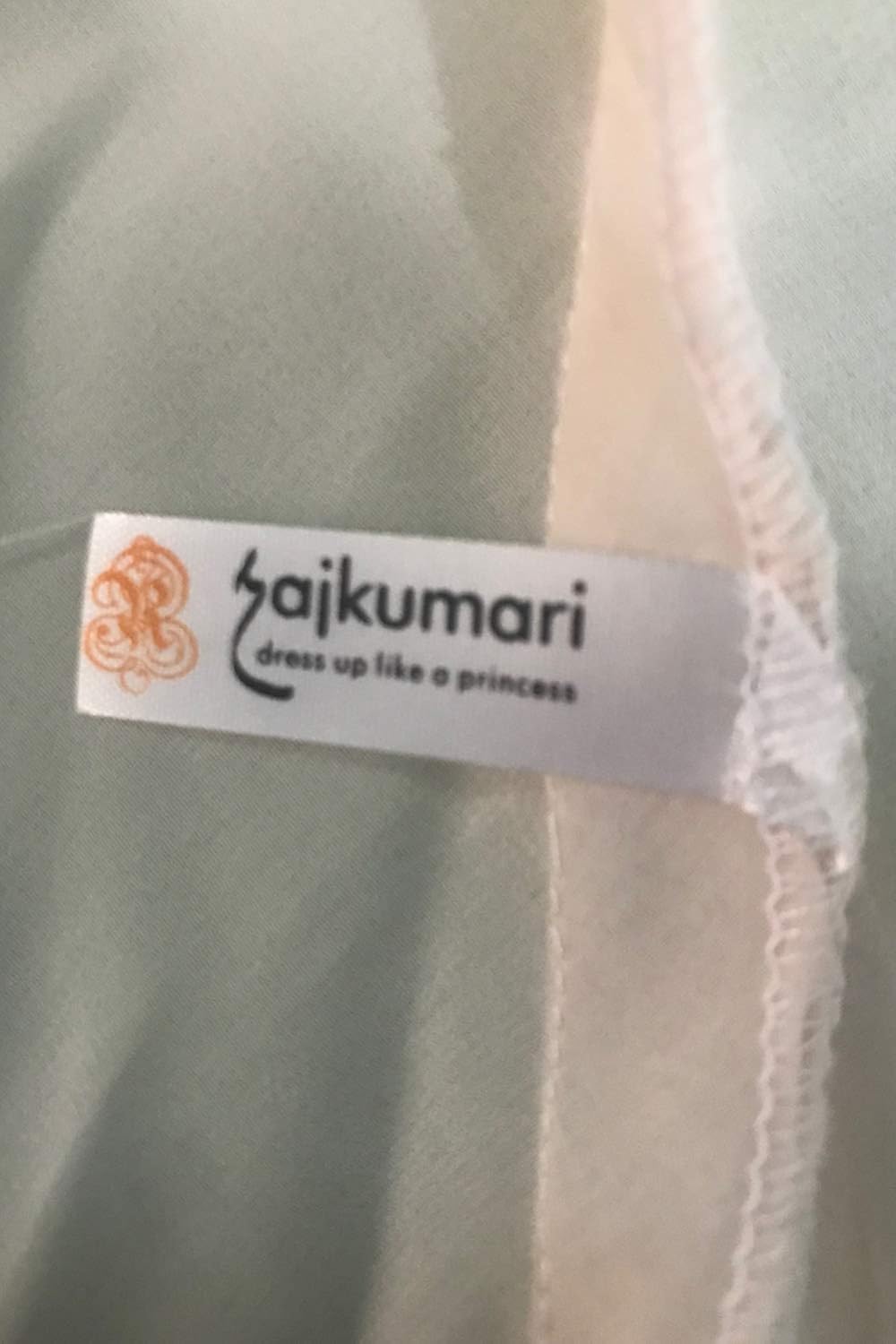 rajkumari women's georgette with shantoon lining lashkara anarkali dress