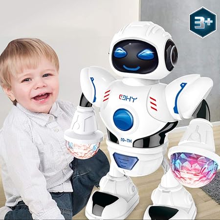 Amazon Achicoo 電気ロボット ダンス 玩具 Ledライト 音楽 眩しい 組み立て キッズ 子供 ギフト 電動ロボット おもちゃ