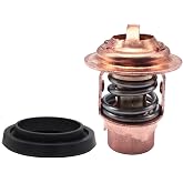 Heurofosh 14586 Outboard Thermostat for Mercury Mariner 2 4 Stroke 6-25 HP | Compatible with Mercury 6 8 9.9 10 15 18 20 25 HP Marine Engine Boat Motor, Replaces 8M0168892, Sierra 18-3549
