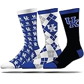 Strideline Mens NCAA Dress Socks- The Executive 3 Pack-One Size Fits Most