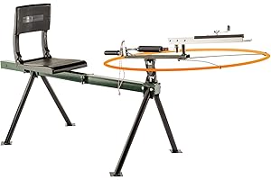 Do All Outdoors Single Head Clay Pigeon Thrower with Trigger Chair, Mounts to a Standard 2" Hitch