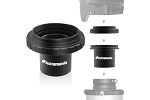 Astromania T-Ring and M42 to 1.25" Telescope Adapter (T-Mount) for Nikon SLR/DSLR Cameras