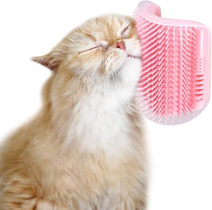 Pet Sppties Brosse Dangle De Toilettage Massage Pour Chat Groomer Brosse Peigne Chiens Chats Cheveux De Rembourrage Ps021 Pink
