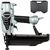 Metabo HPT Finish Nailer with Air Duster, Pro-Preferred Pneumatic Power Nailers, Ideal for Molding, Chair Rail, and Cabinetry
