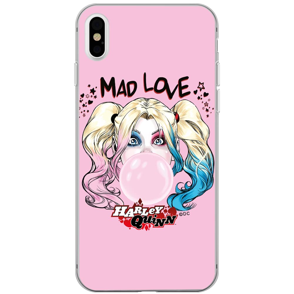 ERT GROUP mobile phone case for Iphone XS Max original and officially Licensed DC pattern Harley Quinn 001 optimally adapted to the shape of the mobile phone, case made of TPU