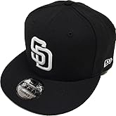 New Era San Diego Padres Black White Logo Snapback Cap 9fifty Limited Edition