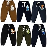 zomiconice Baby Boys' Toddler 6-Pack Jogger Pants