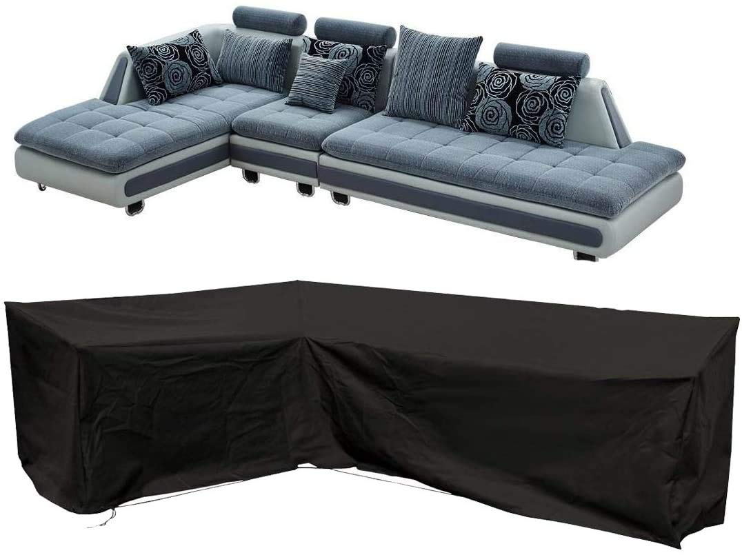 Patio Sofa Cover, Corner Sofa Cover, Patio Garden Furniture Cover, Waterproof Water Resistant Sofa Cover, Patio Set Cover Rectangular Oval Dining Set Cover, Chairs Outdoor Sectional Furniture Cover