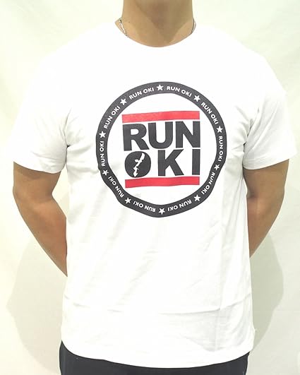 Amazon Runoki ランオキ 半袖 Tシャツ バイザー ステッカー Visor Sticker 2色 Visor Sticker L ホワイト Tシャツ カットソー 通販